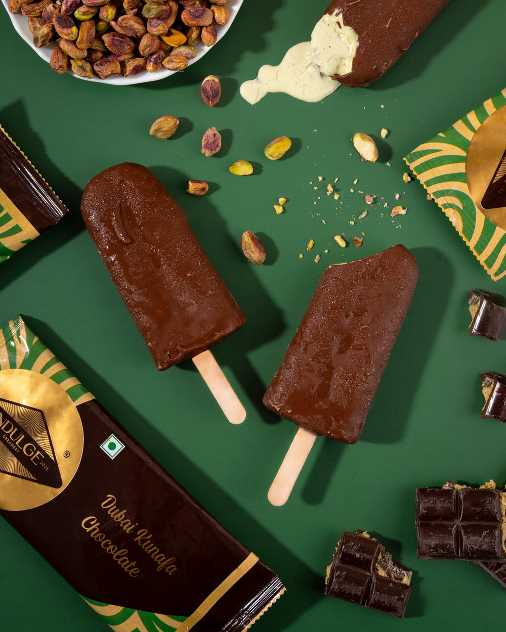 Kunafa Dubai Chocolate Ice Cream Stick [80ml]