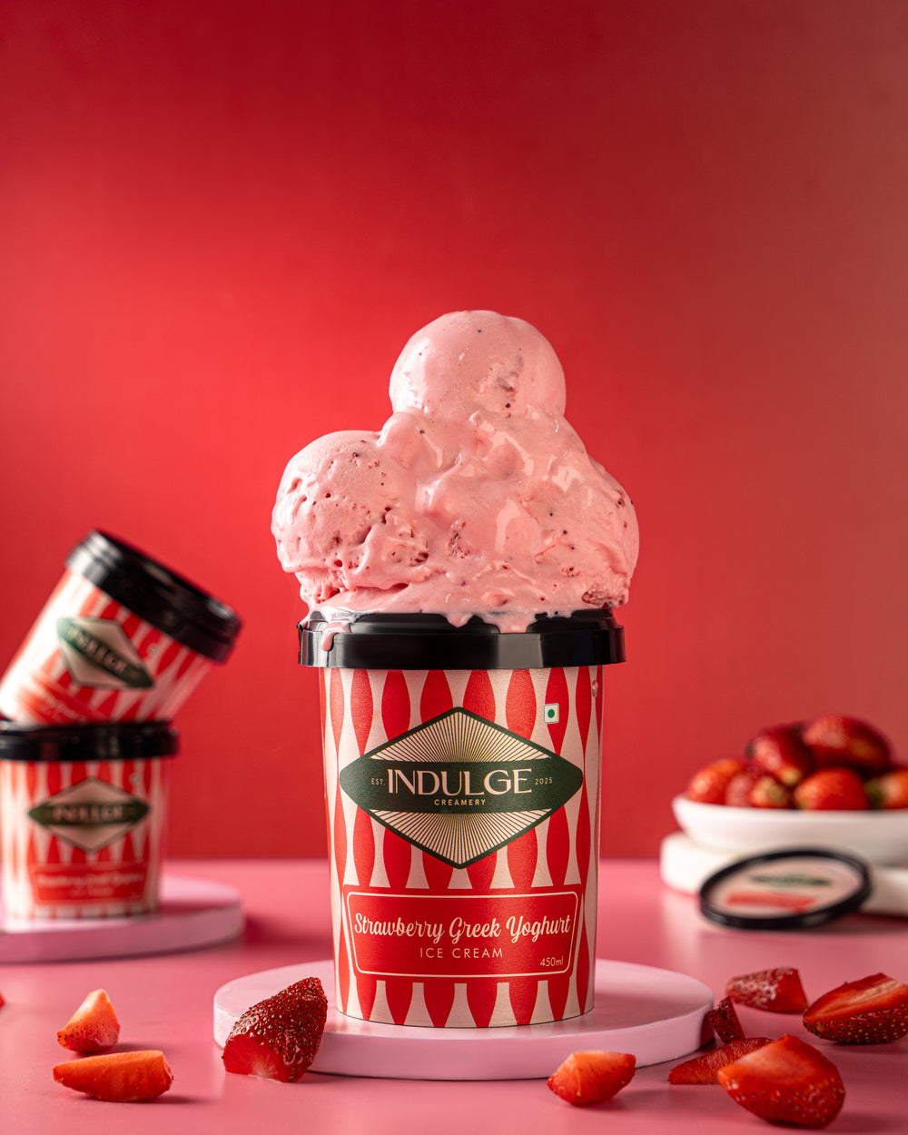 Strawberry Greek Yoghurt - 100ml